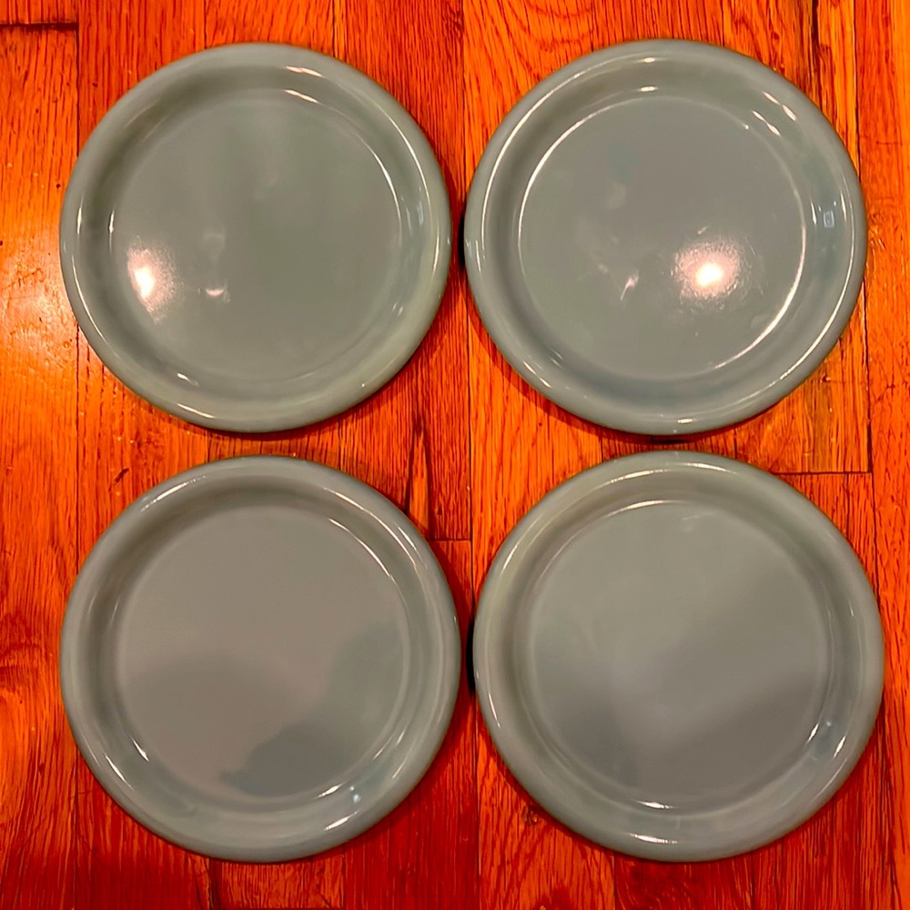 RARE Crown Corning Italy Bread Plate "K-5" -  - Prego Aqua / Teal / Turquoise